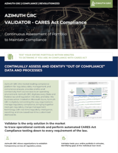 Azimuth Validator Cares Act Data Sheet December 2021